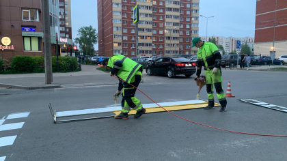 В Брянской области обновят дорожную разметку к майским праздникам за 600 тысяч рублей